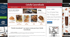 Desktop Screenshot of cebollacaramelizada.net