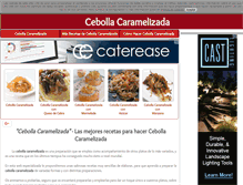 Tablet Screenshot of cebollacaramelizada.net